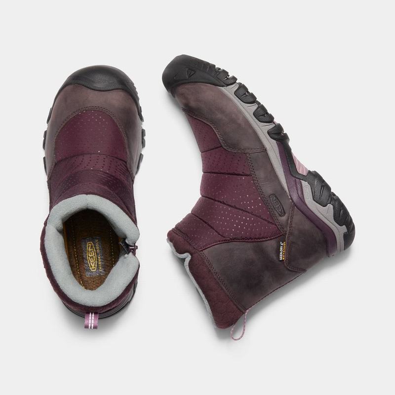 Botas De Nieve Keen Mujer Colombia - Keen Hoodoo III Bajas Zip Moradas (GUAEL4093)